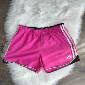 Vintage Adidas Hot Pink Athletic Running Soccer Shorts Medium M